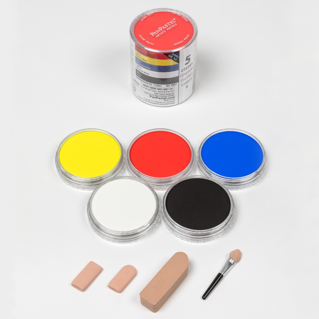 PanPastel Ultra Soft Artist Pastel Set 9ml 5/Pkg